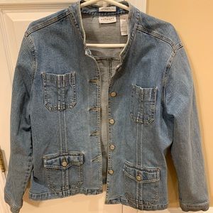Size 18 Villager (Liz Claiborne) Jean Jacket